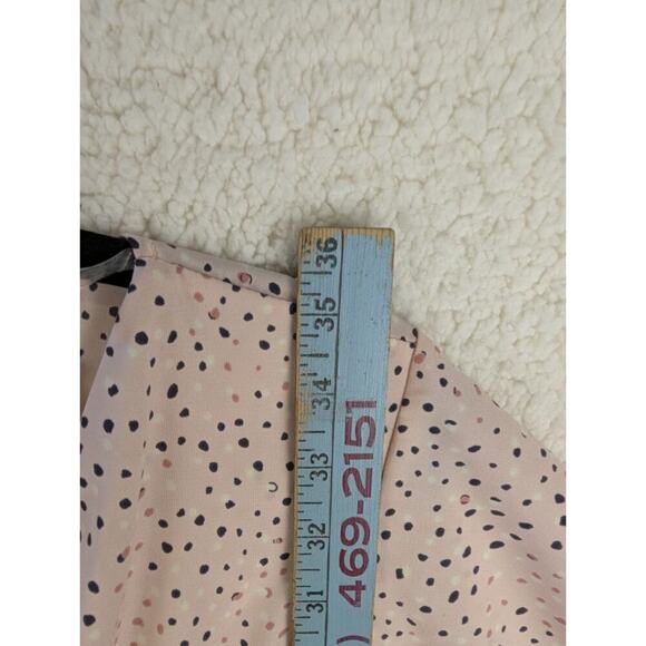 Schein Women's Size 8/10 Orange Colored Floral Print Knee Length Dress - Picture 3 of 9